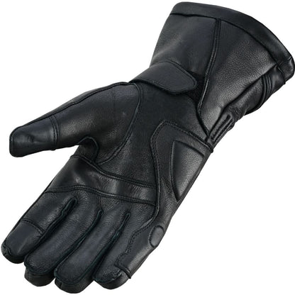 Men's "Avenger" Leather Gauntlet Gloves