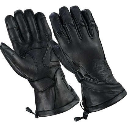 Men's "Avenger" Leather Gauntlet Gloves