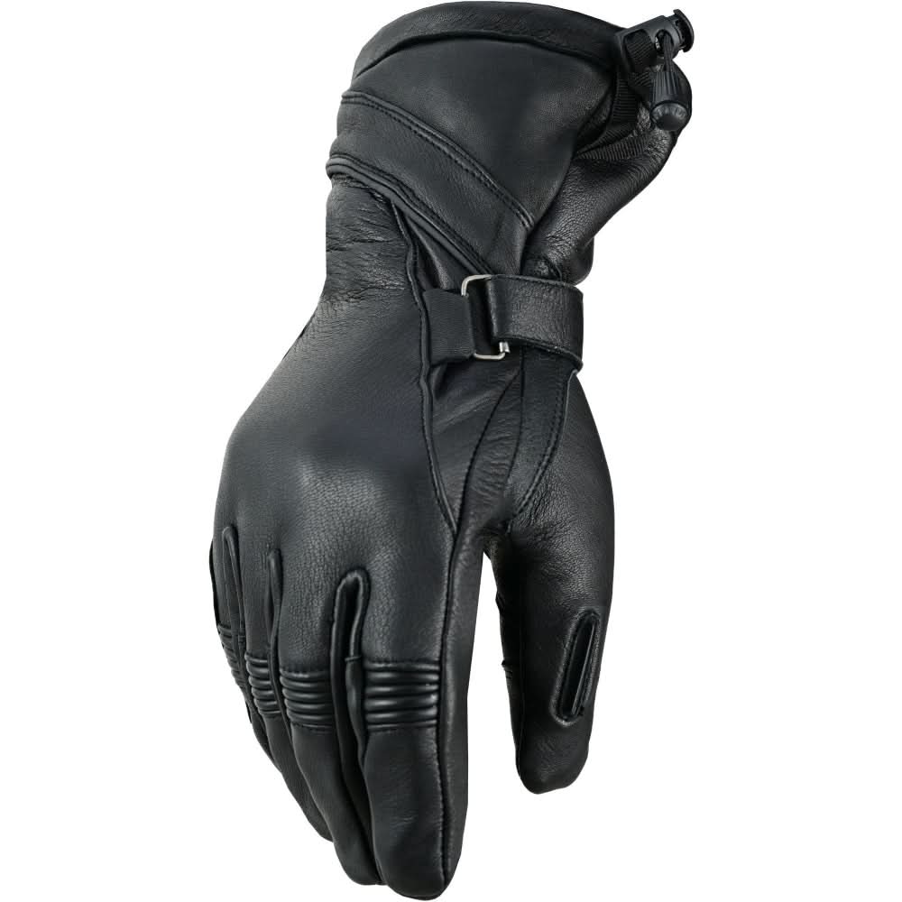 Men's "Avenger" Leather Gauntlet Gloves
