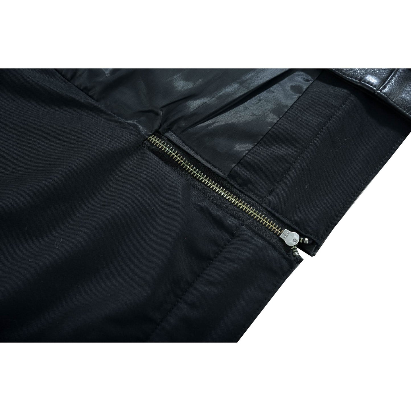 Men's "Highway Jack" Club Style Black Leather Motorcycle Vest