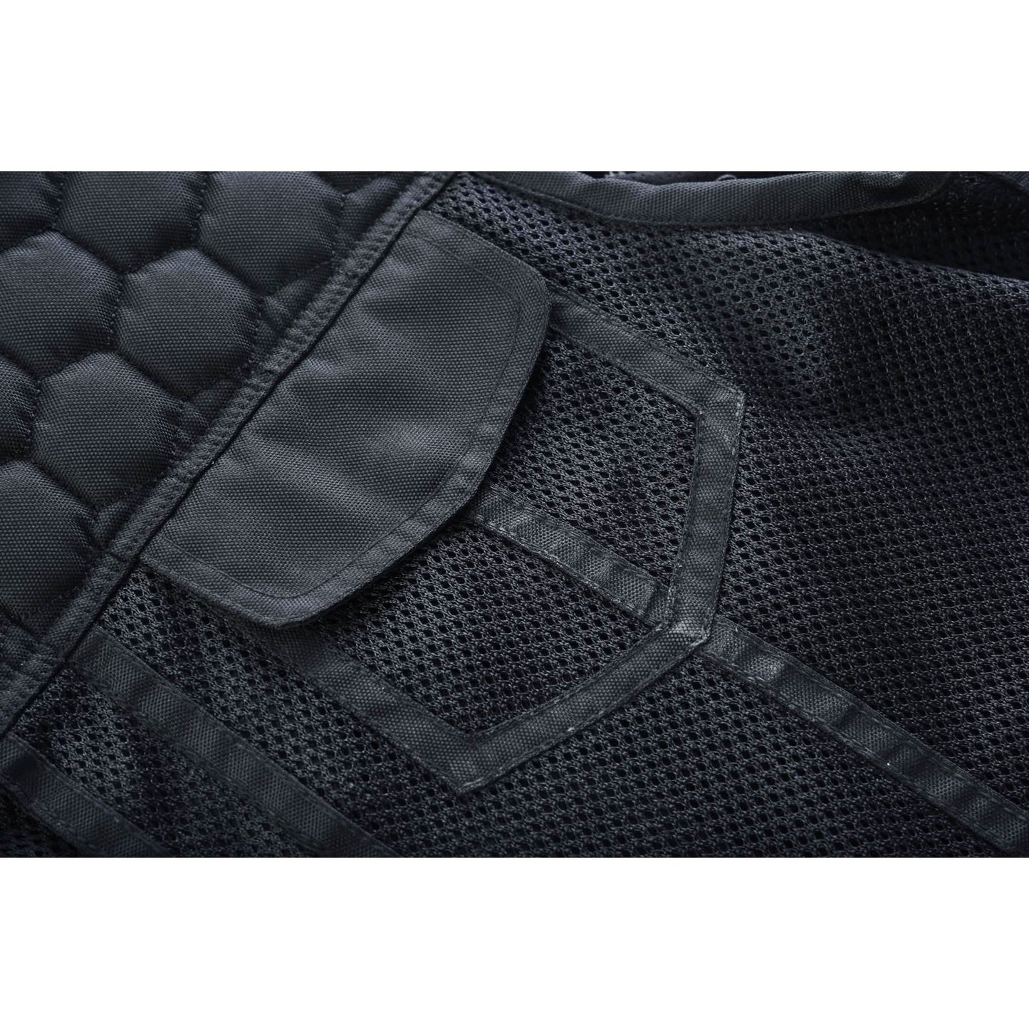 Mesh Heat Men's Black Mesh Textile Vest