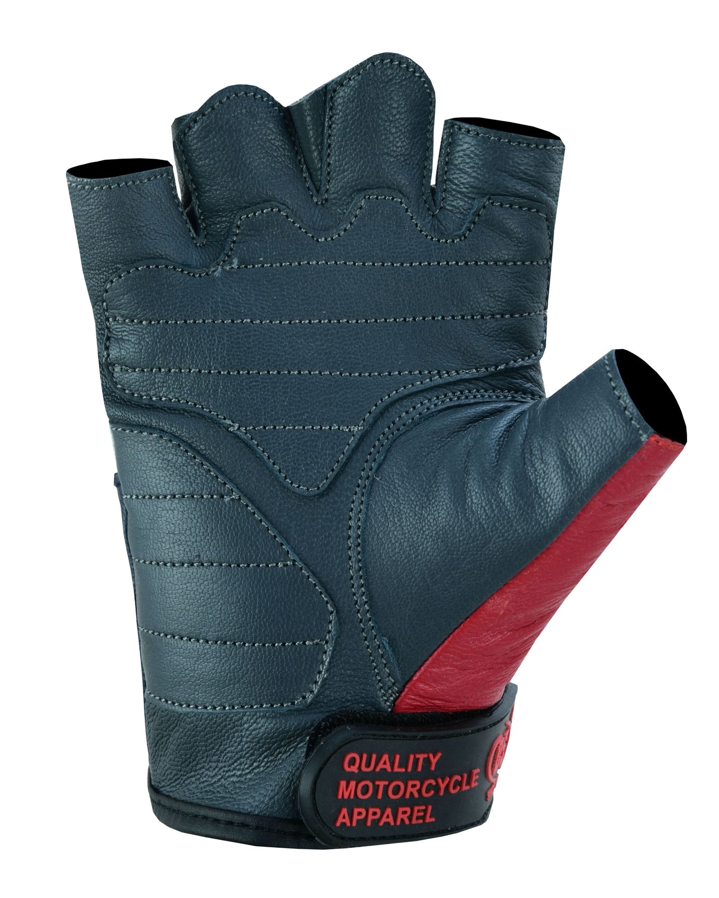 Men's fingerless glove "Freedom" Red, White and Blue