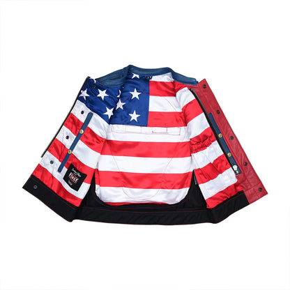 Women's Motorcycle Leather Vest Freedom Belle