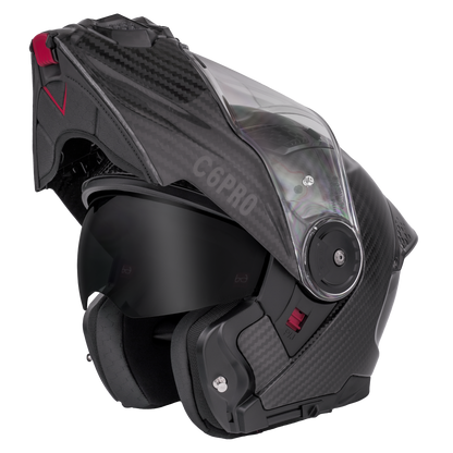 D.O.T. & ECE Daytona C6 PRO- Grey Carbon Fiber