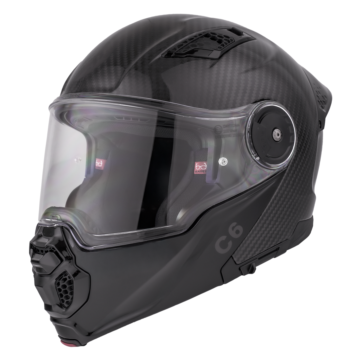 D.O.T. & ECE Daytona C6- Grey Carbon Fiber