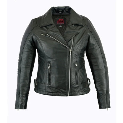 Women's Updated Classic Lightweight Motorcycle Riding Jacket