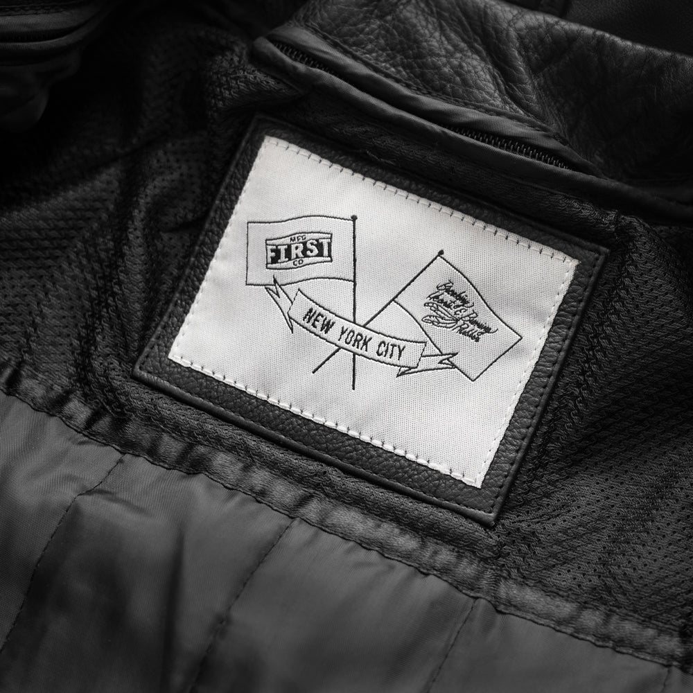Women's cropped Leather Motorcycle Riding Jacket- "Imogen"