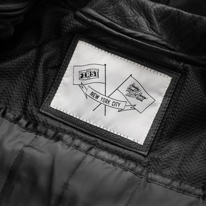 Women's cropped Leather Motorcycle Riding Jacket- "Imogen"