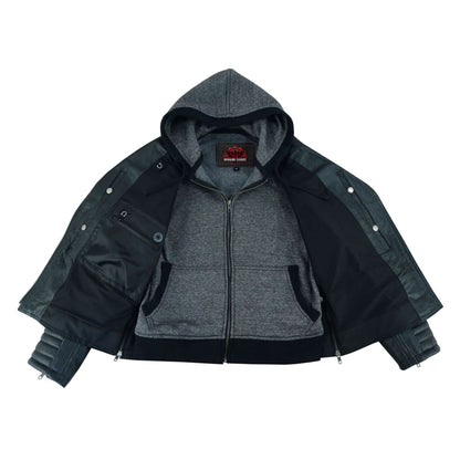 Women's Premium Cowhide Motorcycle Riding Jacket- "Rush Charm"