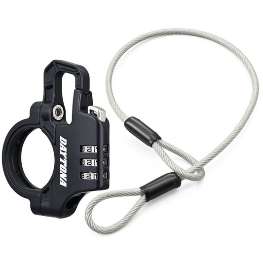 DAYTONA™ Motorcycle Handlebar Password Lock/Helmet Lock