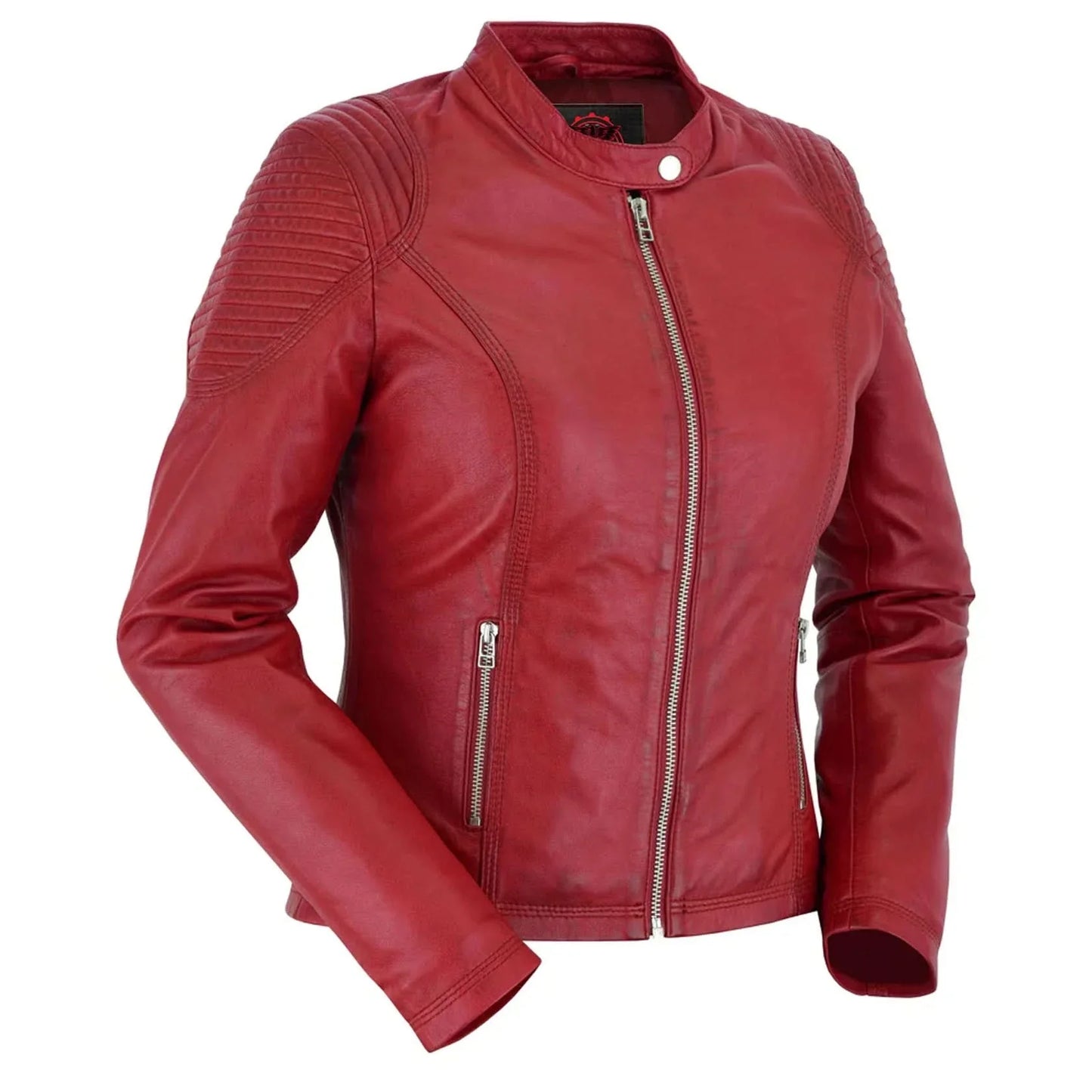 Women's Fashion Leather Jacket "Cabernet"