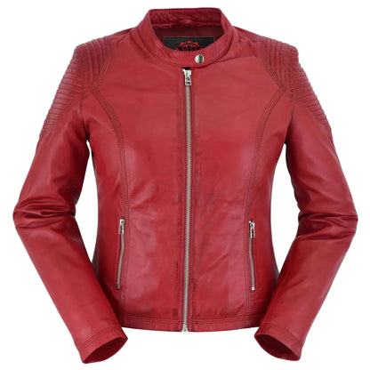 Women's Fashion Leather Jacket "Cabernet"