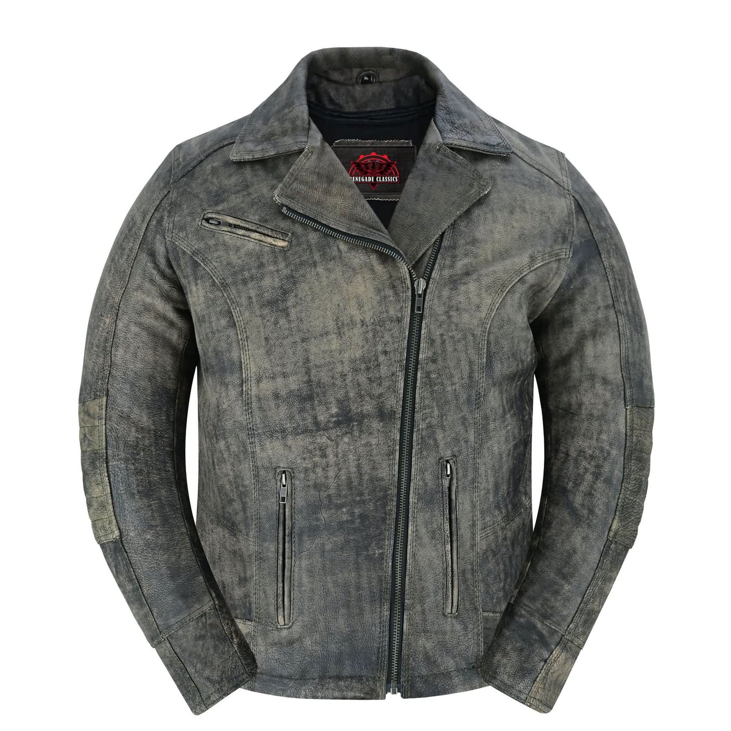 Women's Brown Women's Leather Motorcycle Riding Jacket- Shen Antique