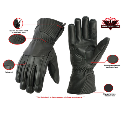 Men's High Performance Insulated Riding Gauntlet