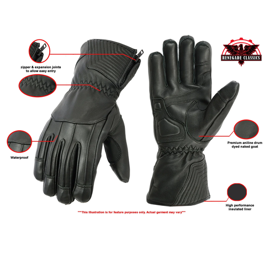 Men's High Performance Insulated Riding Gauntlet