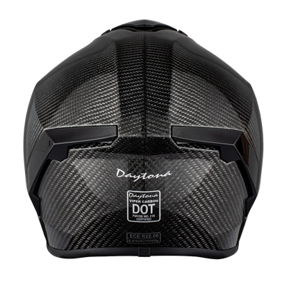 D.O.T. & ECE Daytona Viper- Silver Carbon Fiber