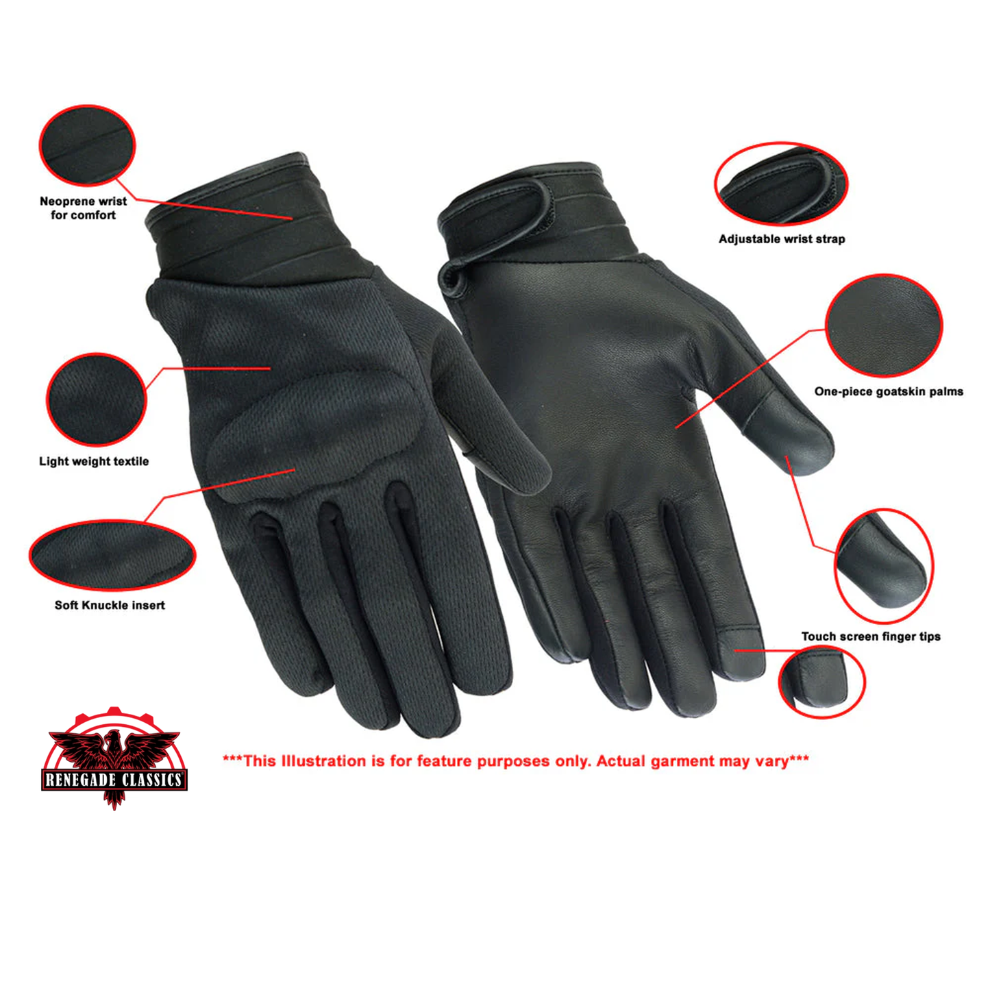 Men's Lightweight Textile Glove