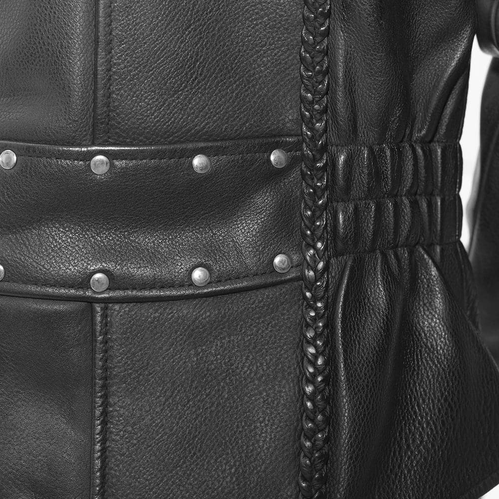 Allure Women's Motorcycle Style Leather Jacket