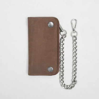 SMALL TRUCKER - Vegetable Tanned Leather Wallet