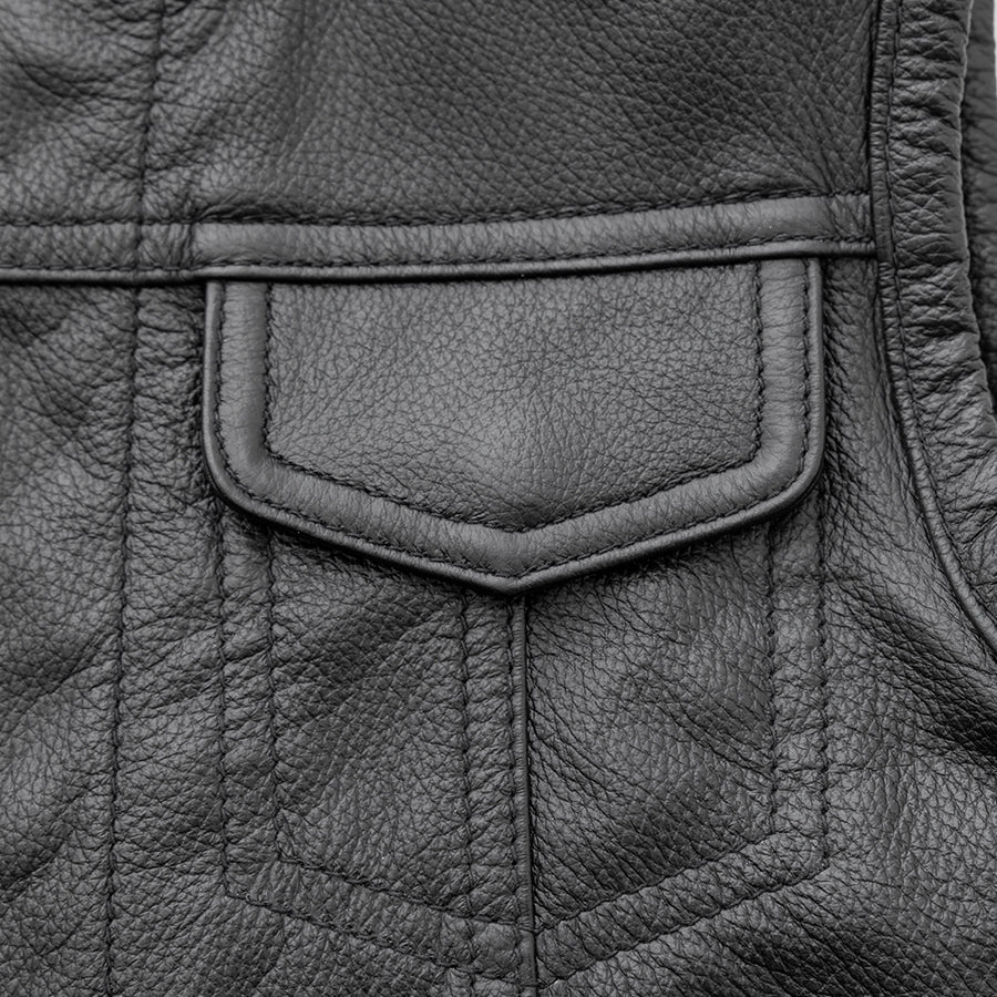 Kid's Club Style Leather Vest- "Bad Boy"