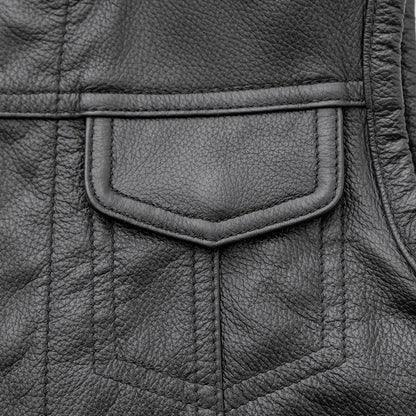 Kid's Club Style Leather Vest- "Bad Boy"