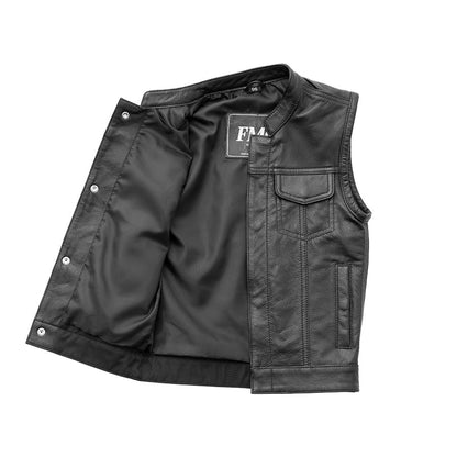 Kid's Club Style Leather Vest- "Bad Boy"