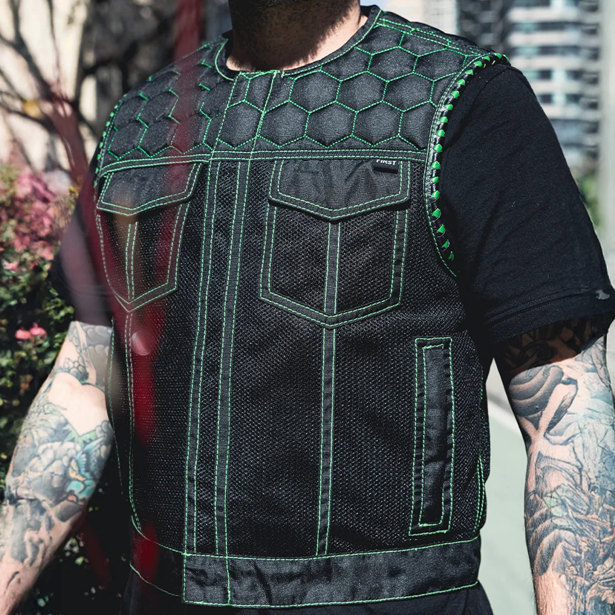 Men's Club Style Mesh Vest- Lowside Hornet