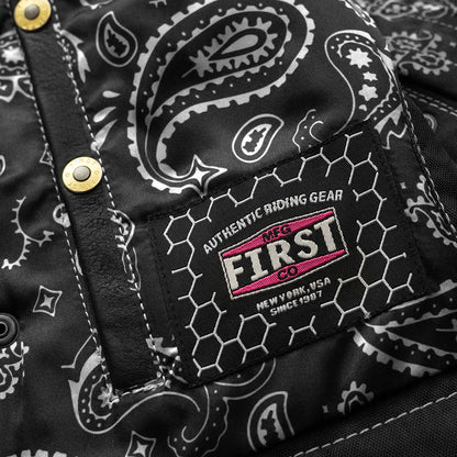 Women's "Bonnie" Motorcycle Leather Vest - Diamond Quilt