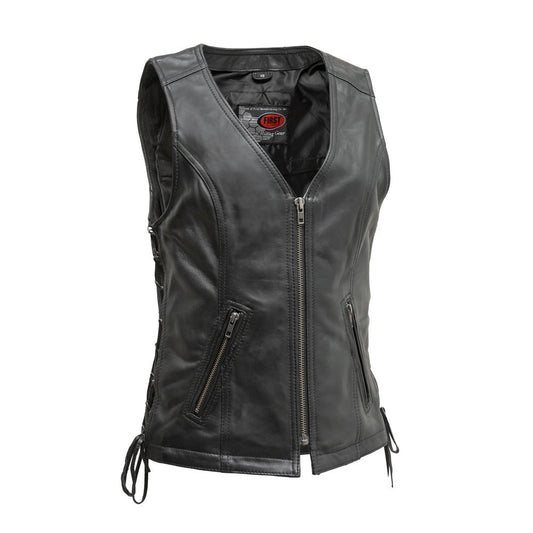 Women's "Cindy" Motorcycle Sheepskin Vest