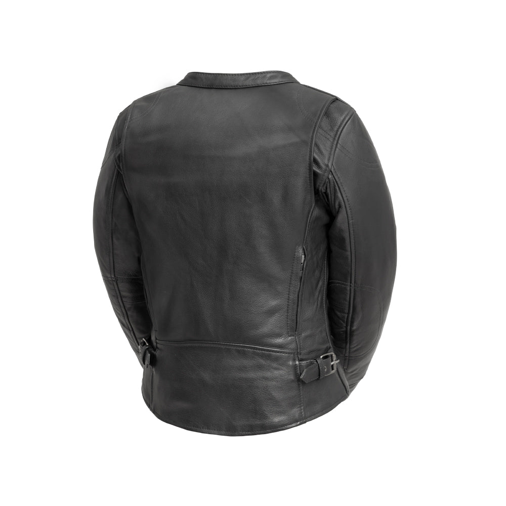 Women's Leather Motorcycle Riding Jacket- "Competition"