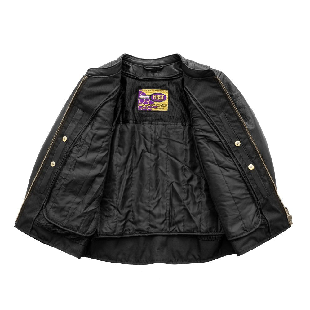 Women's Leather Motorcycle Riding Jacket- "Competition"