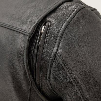 Women's Style Motorcycle Leather Jacket- "Cyclone"