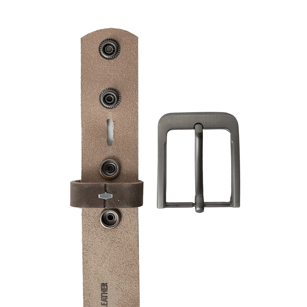 Dark Brown Nubuck Belt