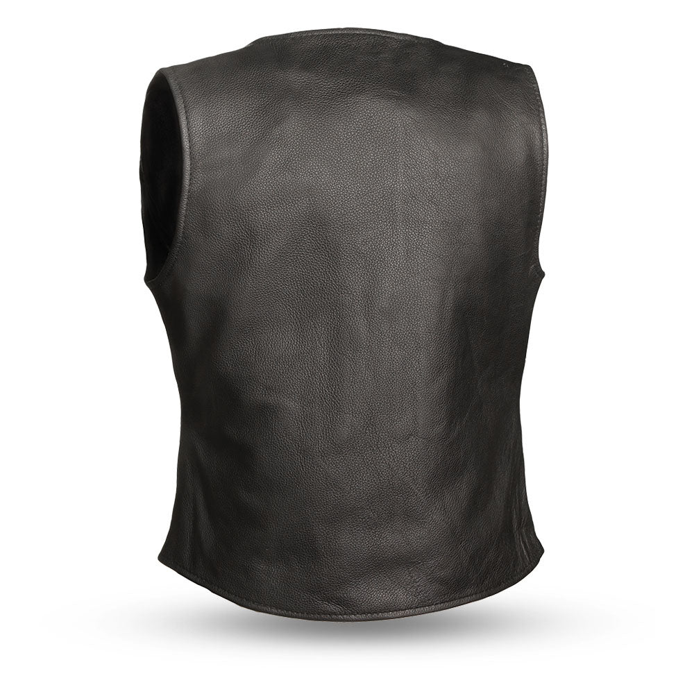 Women's "Derringer" Motorcycle Leather Vest