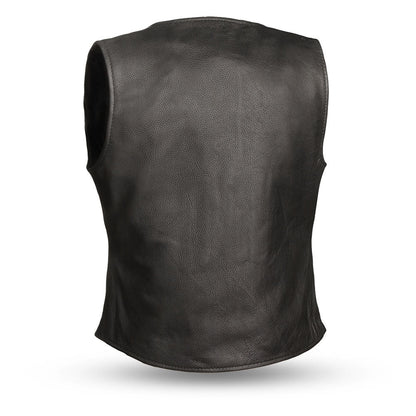 Women's "Derringer" Motorcycle Leather Vest