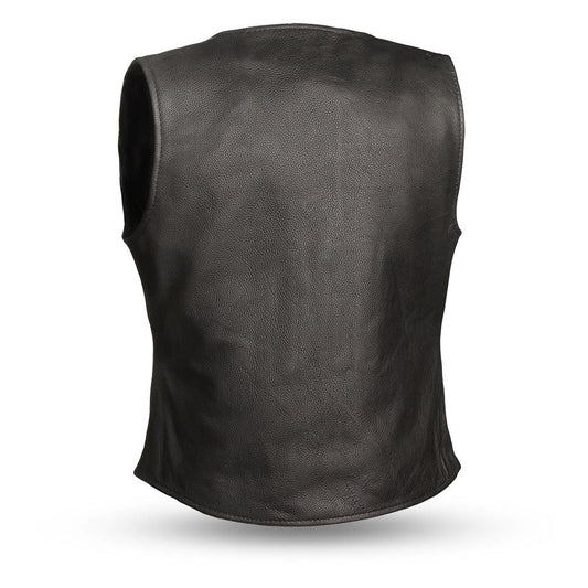 Women's "Derringer" Motorcycle Leather Vest