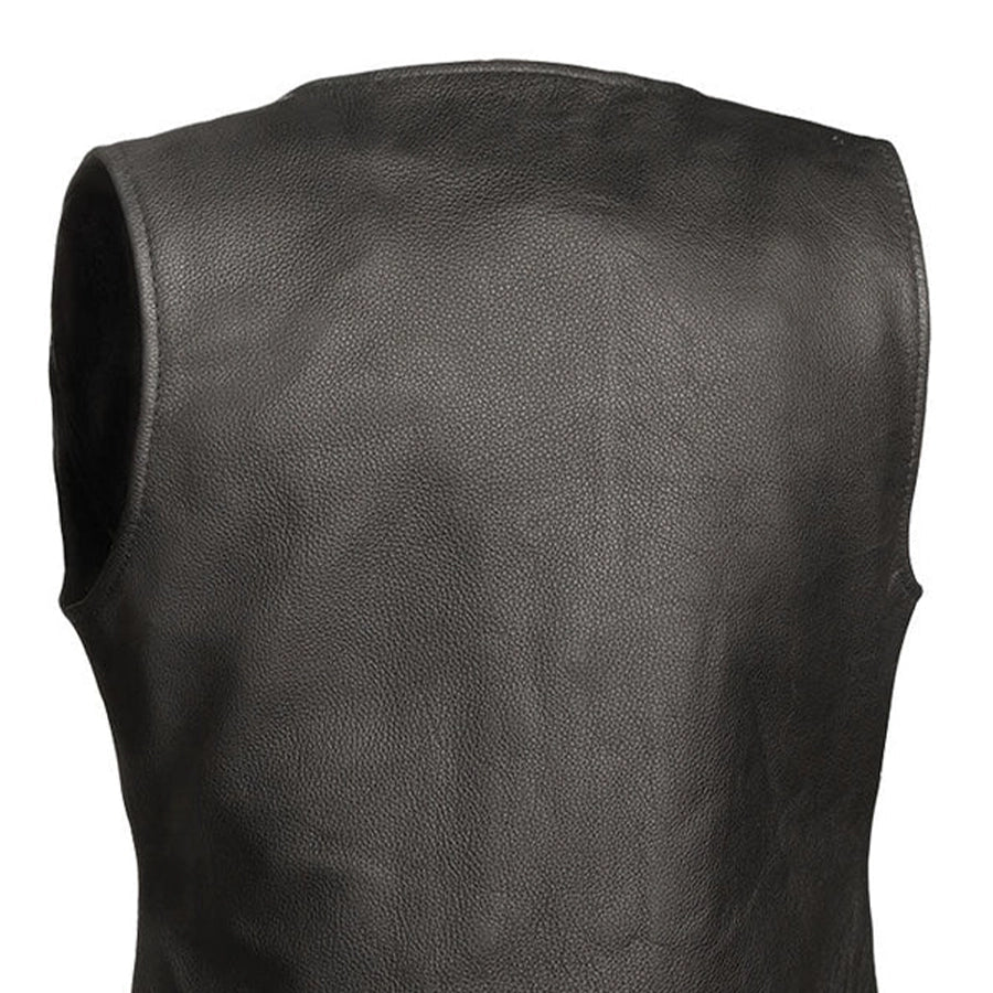 Women's "Derringer" Motorcycle Leather Vest
