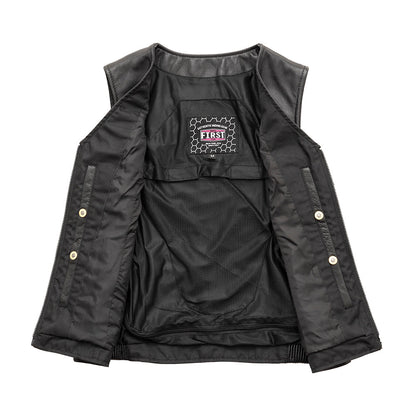 Women's "Diana" Motorcycle Leather Vest