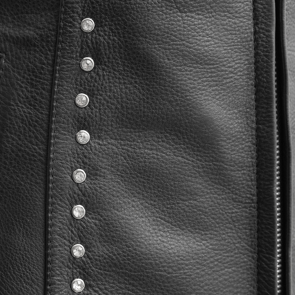 Women's "Diana" Motorcycle Leather Vest