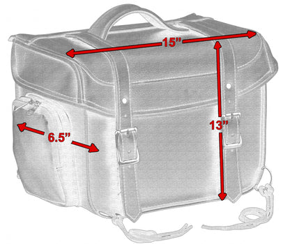 Small Sissy Bar Bag - Cooler Insert