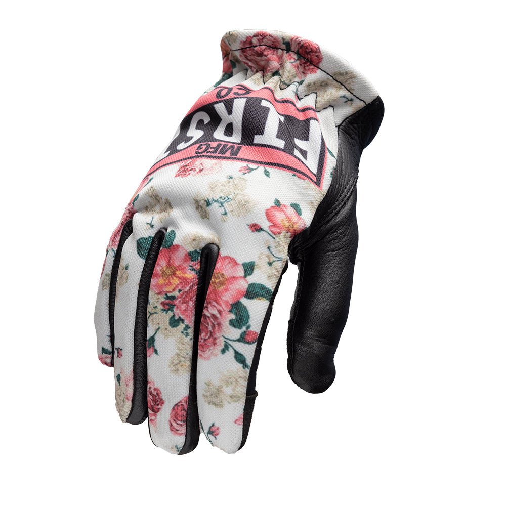 Women's Floral Print "Clutch" Gloves