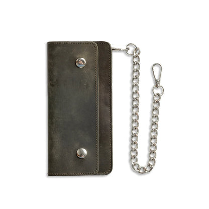 LARGE TRUCKER - Vegetable Tanned Leather Wallet