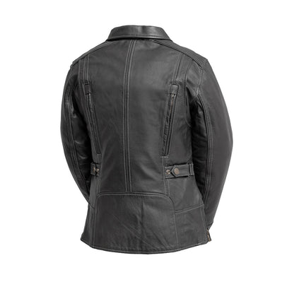 Women's Fashion Motorcycle Leather Jacket- "Free Spirit"