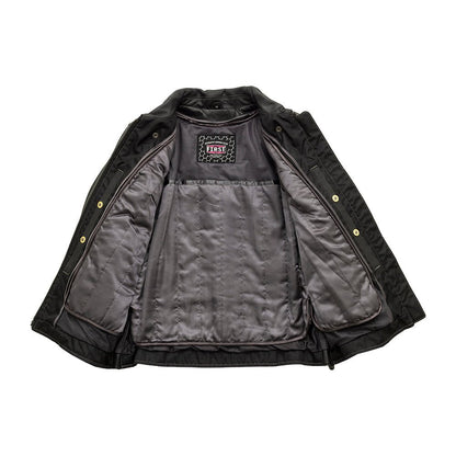 Women's Fashion Motorcycle Leather Jacket- "Free Spirit"