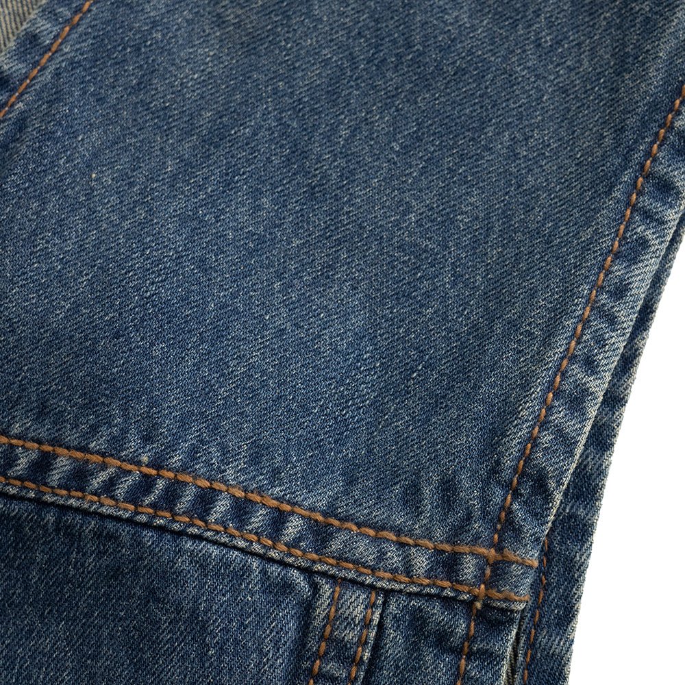 Men's Western Style Denim Motorcycle Vest- "Gambler"