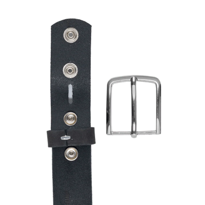 Gunmetal Nubuck Belt