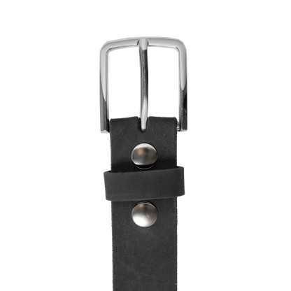 Gunmetal Nubuck Belt