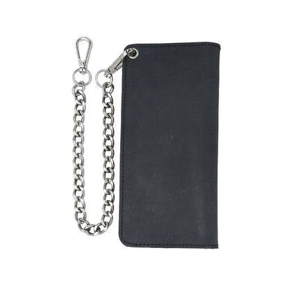 LARGE TRUCKER - Vegetable Tanned Leather Wallet