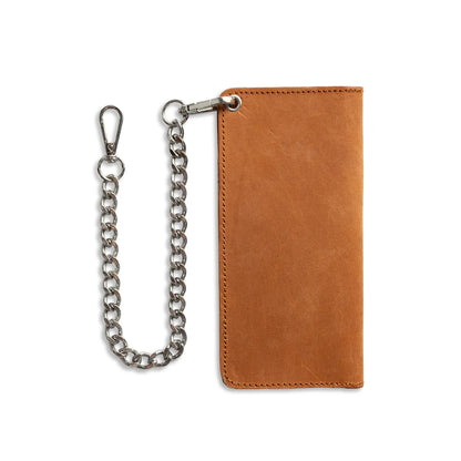 LARGE TRUCKER - Vegetable Tanned Leather Wallet