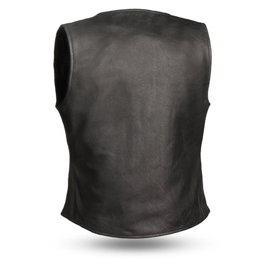 Women's "Honey Badger" Motorcycle Leather Vest